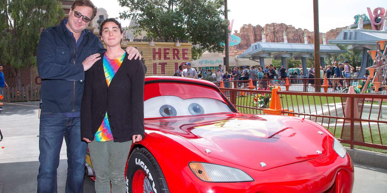 Bob Saget Visits Cars Land at Disney California Adventure Park