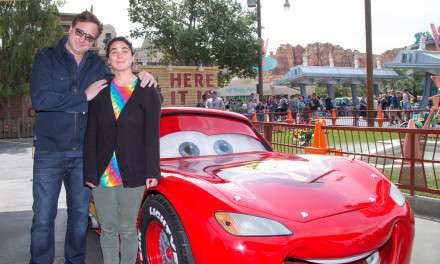 Bob Saget Visits Cars Land at Disney California Adventure Park