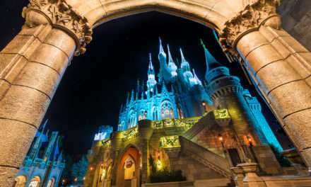 Disney Parks After Dark: Cinderella Castle from New Fantasyland