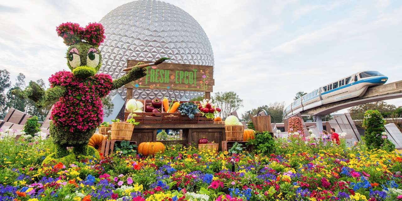 Epcot International Flower & Garden Festival Topiary Photos from Disney PhotoPass Service