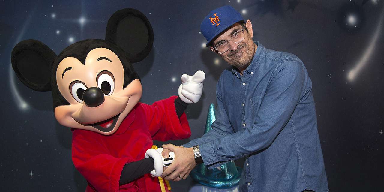 Ty Burrell Meets Mickey Mouse at Disneyland Park