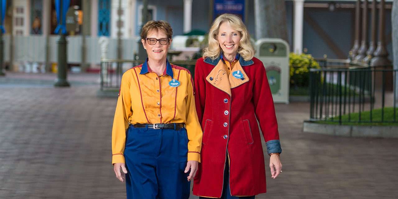 Disneyland Resort Cast Members Louise Stewart and Cindy Vallerga-Brown Have Been Happily Working the Main Entrance Together for 50 Years