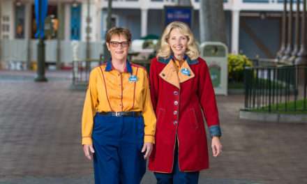 Disneyland Resort Cast Members Louise Stewart and Cindy Vallerga-Brown Have Been Happily Working the Main Entrance Together for 50 Years