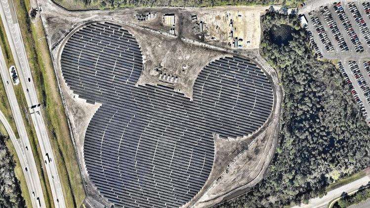 Disney’s new solar farm is not-so-hidden Mickey