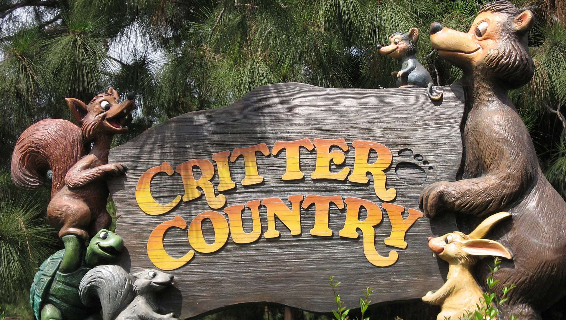 Welcome to Critter Country sign