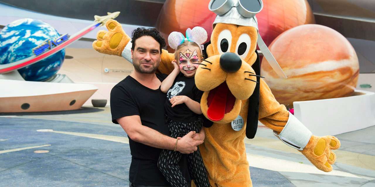 ‘The Big Bang Theory’ Actor Johnny Galecki Visits Disney Parks