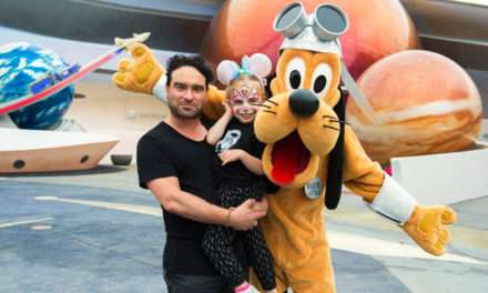 ‘The Big Bang Theory’ Actor Johnny Galecki Visits Disney Parks