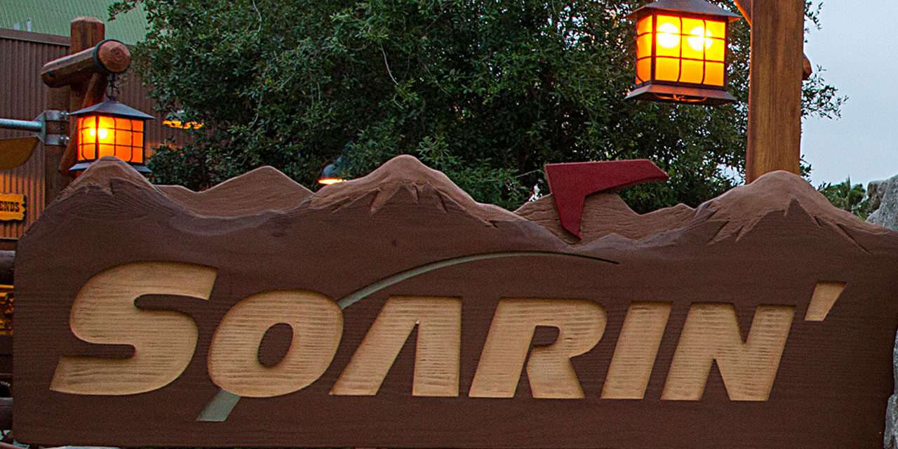 Taking Flight from Grizzly Peak Airfield on Soarin’ Around the World at Disney California Adventure Park
