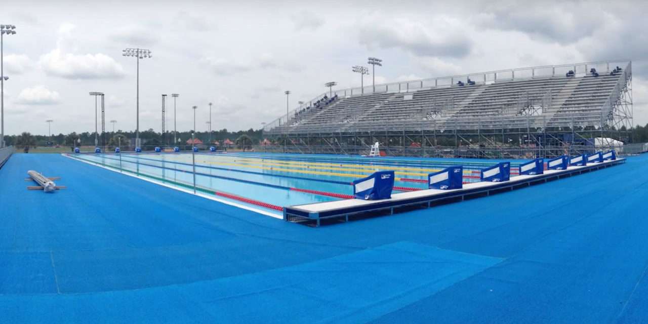 Time Lapse: Invictus Games Swimming Pool Rising Before Our Eyes at ESPN Wide World of Sports