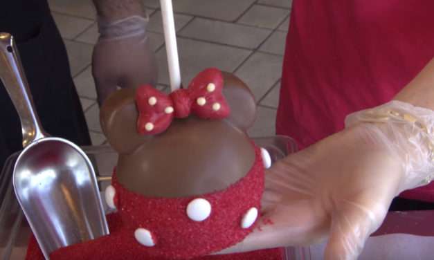 DIY Apples With Character: Minnie Mouse