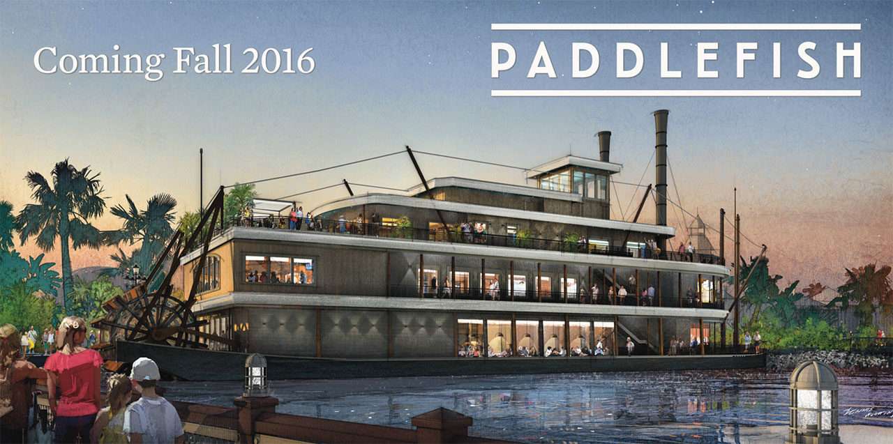 Paddlefish Opens in Fall 2016 at Disney Springs