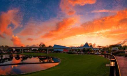 Disney Parks After Dark: Sunset in Future World at Epcot