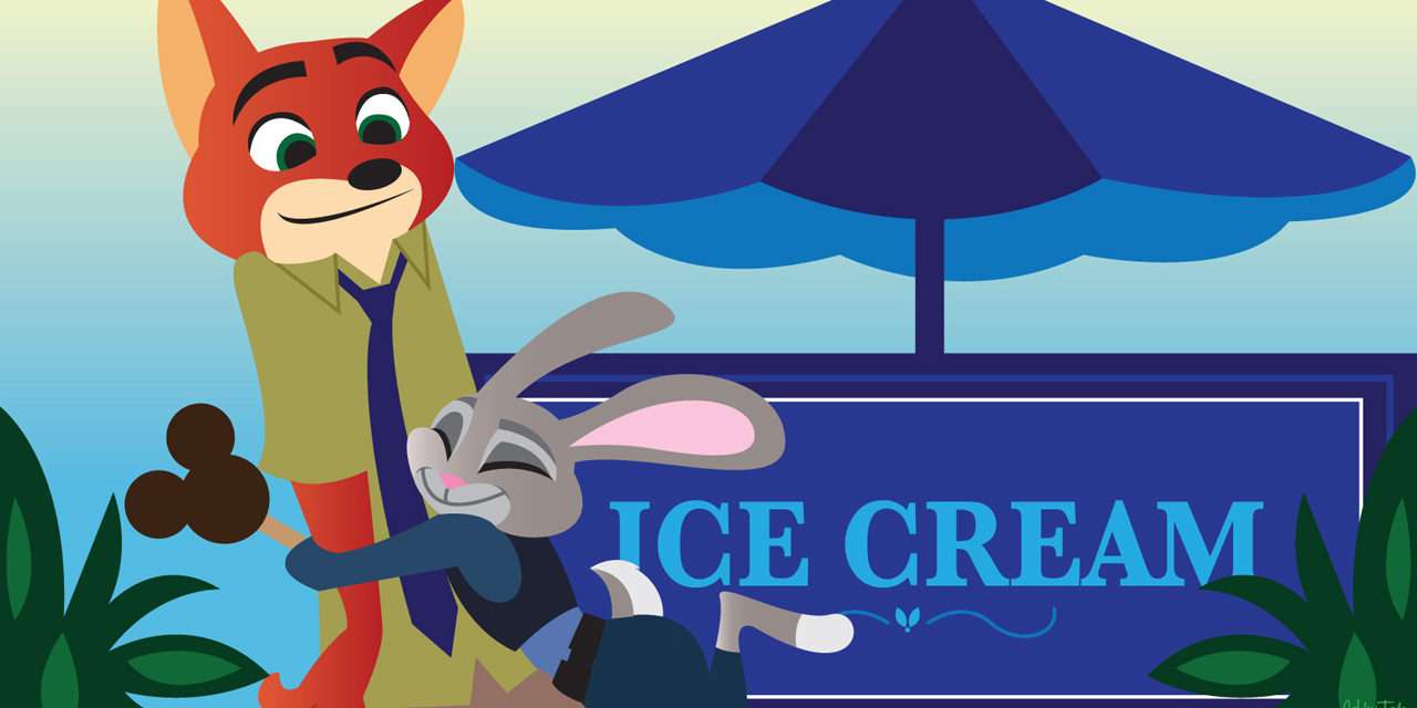 Disney Doodle: Nick & Judy Cool Down at Magic Kingdom Park