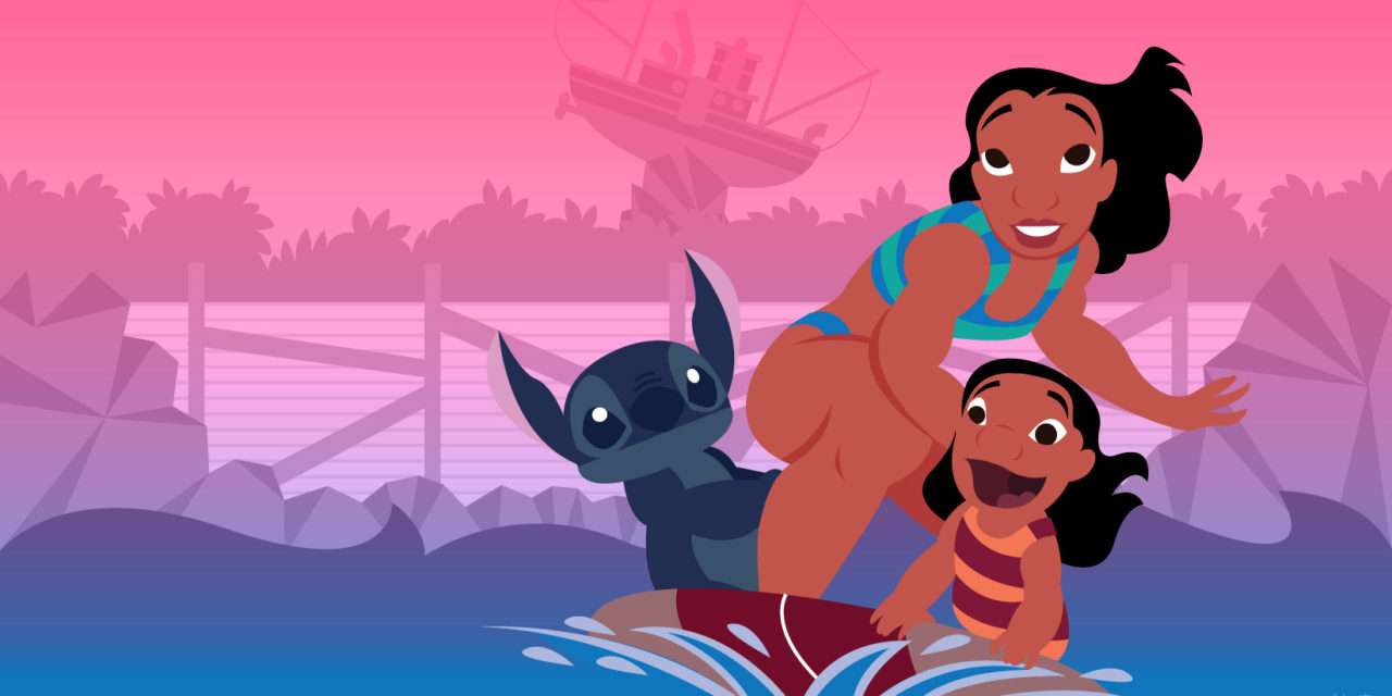 Disney Doodle: Surf’s Up at Typhoon Lagoon for Lilo’s ‘Ohana