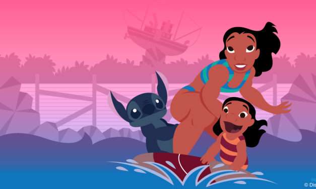 Disney Doodle: Surf’s Up at Typhoon Lagoon for Lilo’s ‘Ohana