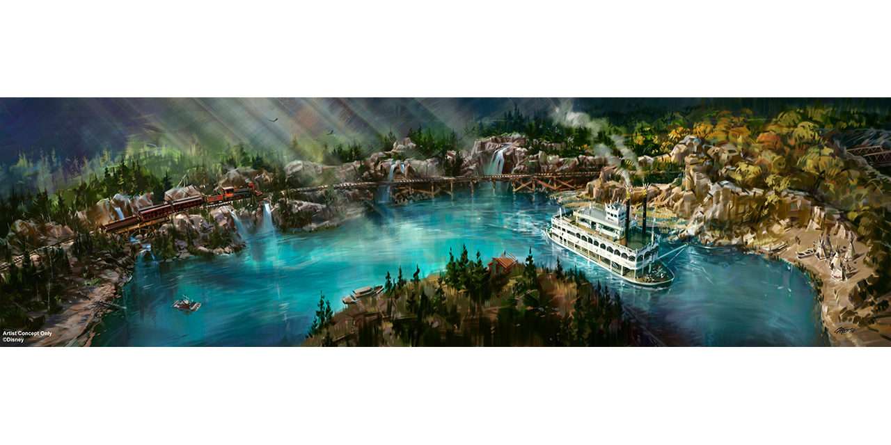 Disneyland Railroad and Rivers of America Attractions to Reopen Summer 2017 at Disneyland Park
