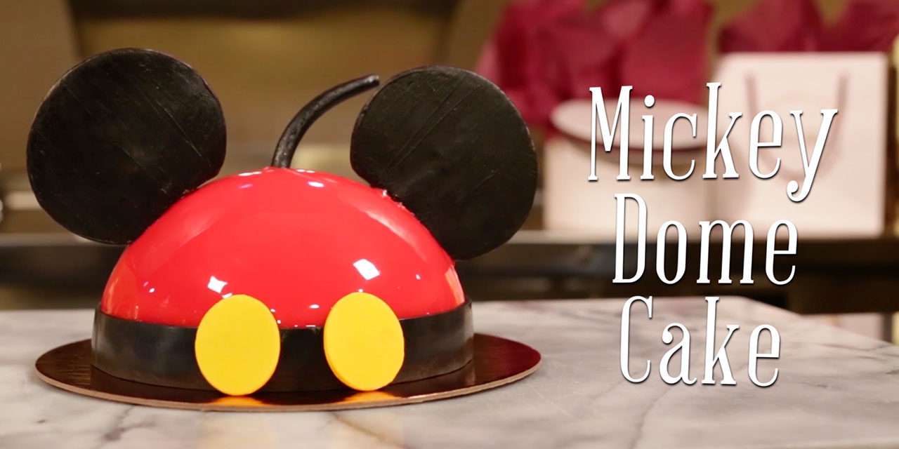 VIDEO – Mickey Dome Cake at Amorette’s Patisserie