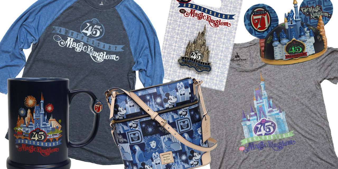 Another Look at Magic Kingdom 45th Anniversary Products Arriving in Fall 2016 at Walt Disney World Resort