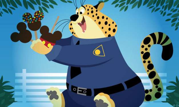 Disney Doodle: Clawhauser Finds Sweet Treats