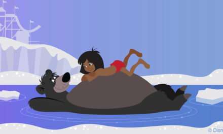 Disney Doodle: Mowgli Enjoys Cross Country Creek at Disney’s Blizzard Beach Water Park