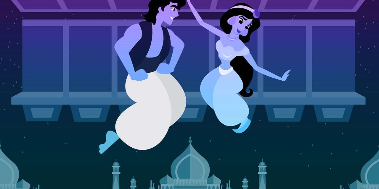 Aladdin & Jasmine Go Soarin’ Around the World