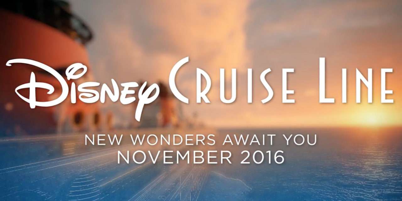 Disney Wonder Gets Ready to Premiere New Experiences This Fall