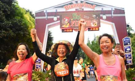 At Nearly 90 Years Old, Ellen Lem Finishes Disneyland 5K During Disneyland Half Marathon Weekend