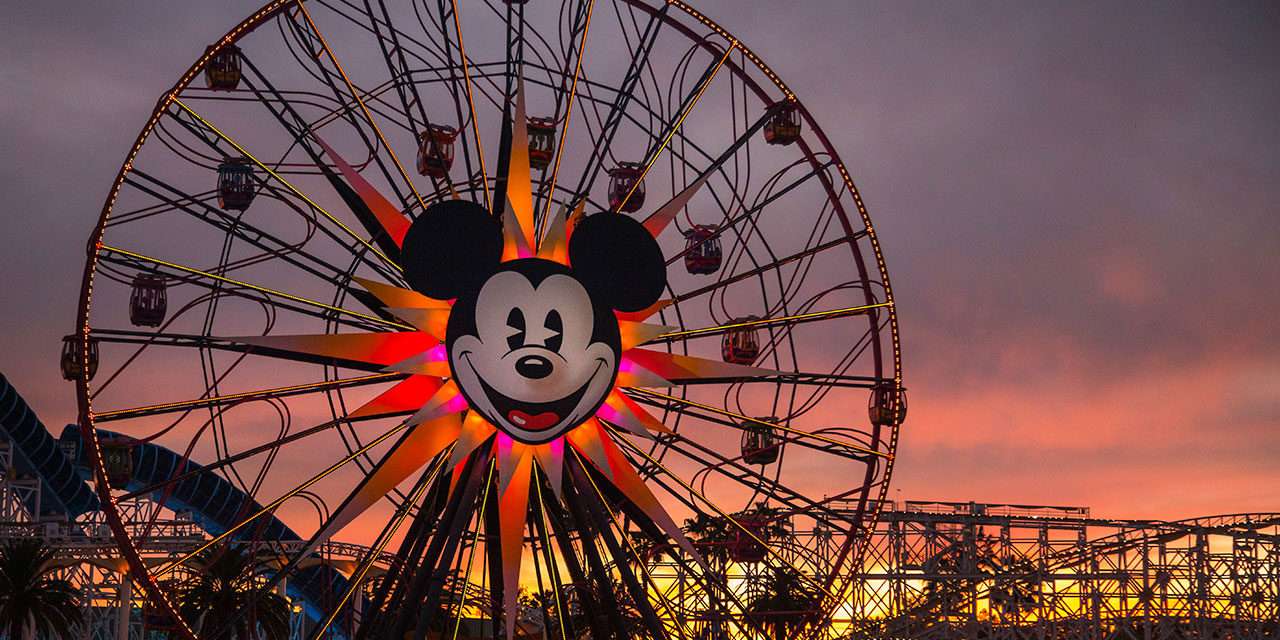 Disney Parks After Dark: Sun Sets on Paradise Pier at Disney California Adventure Park