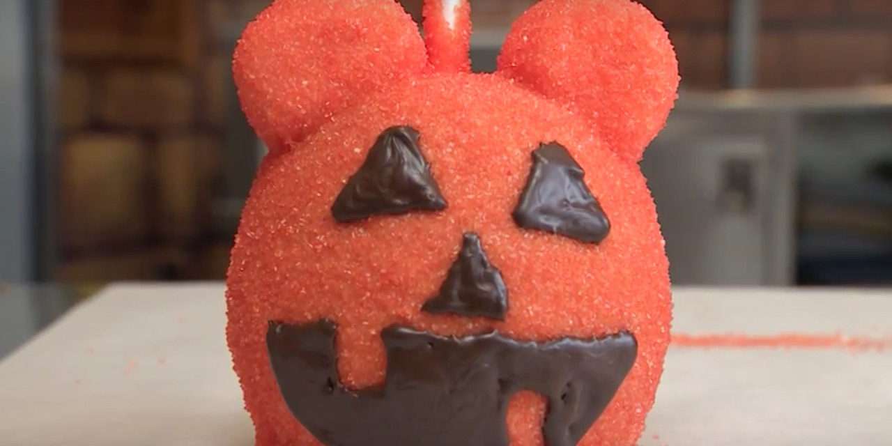 Halloween DIY: Make a Mickey Pumpkin Candy Apple