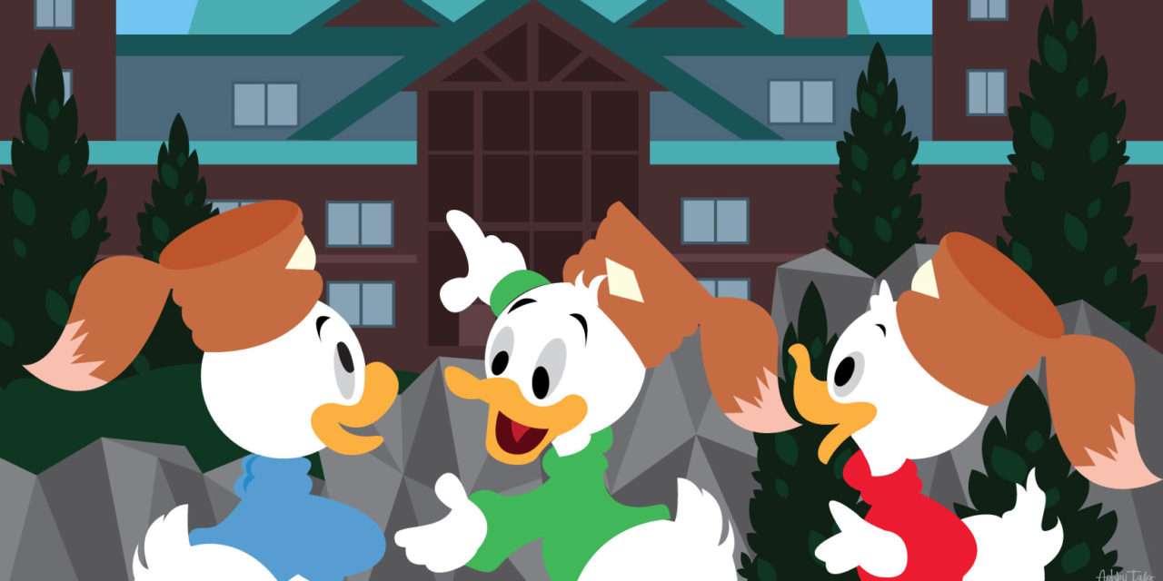 Huey, Dewey & Louie Head to Disney’s Wilderness Lodge