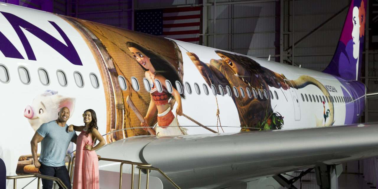 Travelers Take Off on a Voyage to the Pacific with Hawaiian Airlines and Disney’s “Moana”