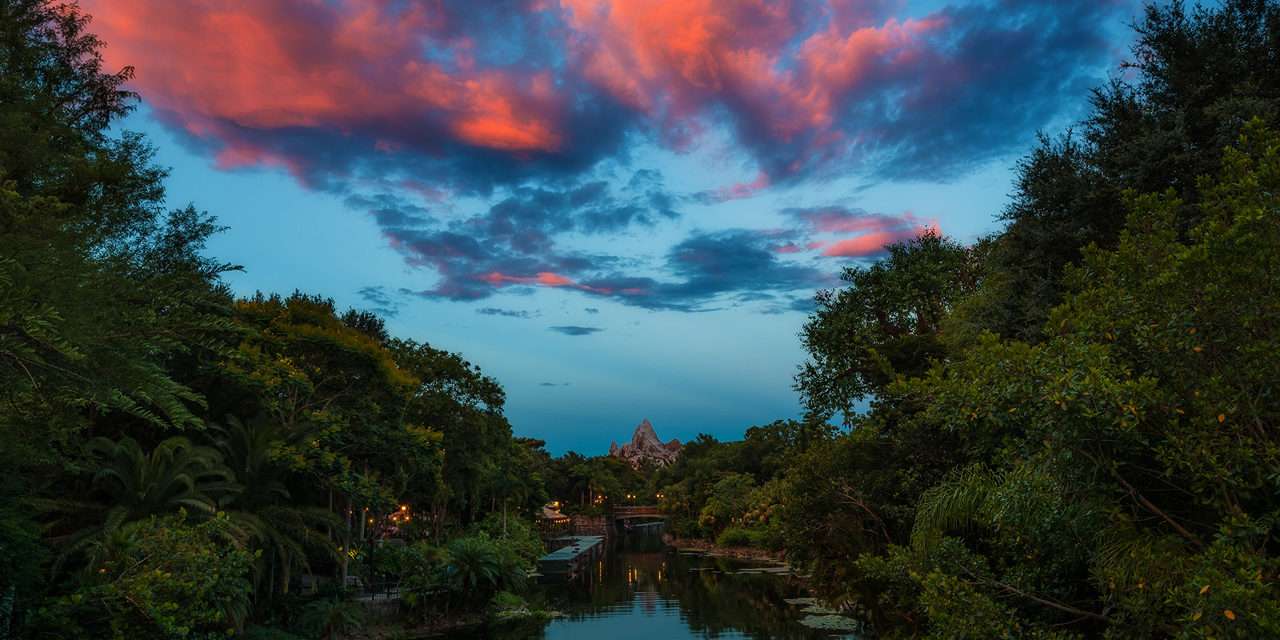 The Sun Sets Over Expedition Everest