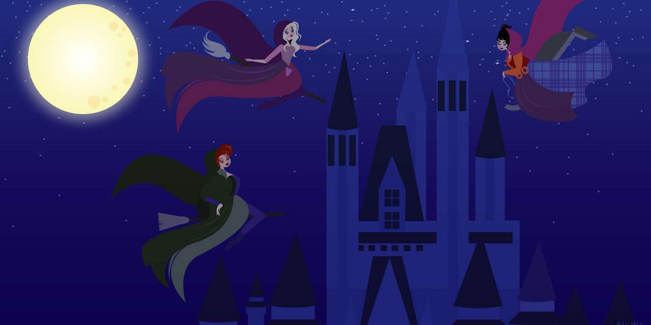 The Sanderson Sisters Take Flight