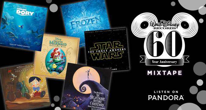 Exclusive Mixtape: Pandora Celebrates Walt Disney Records 60th Anniversary