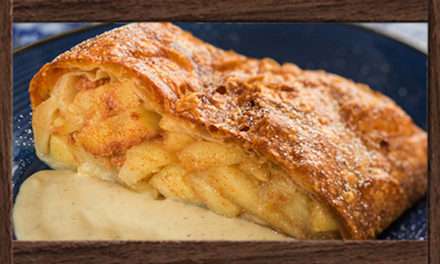 Celebrate Oktoberfest With Apple Strudel from Biergarten Restaurant