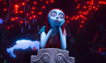 Behind the Scenes: Sally Joins Jack Skellington in Haunted Mansion Holiday at Disneyland Park
