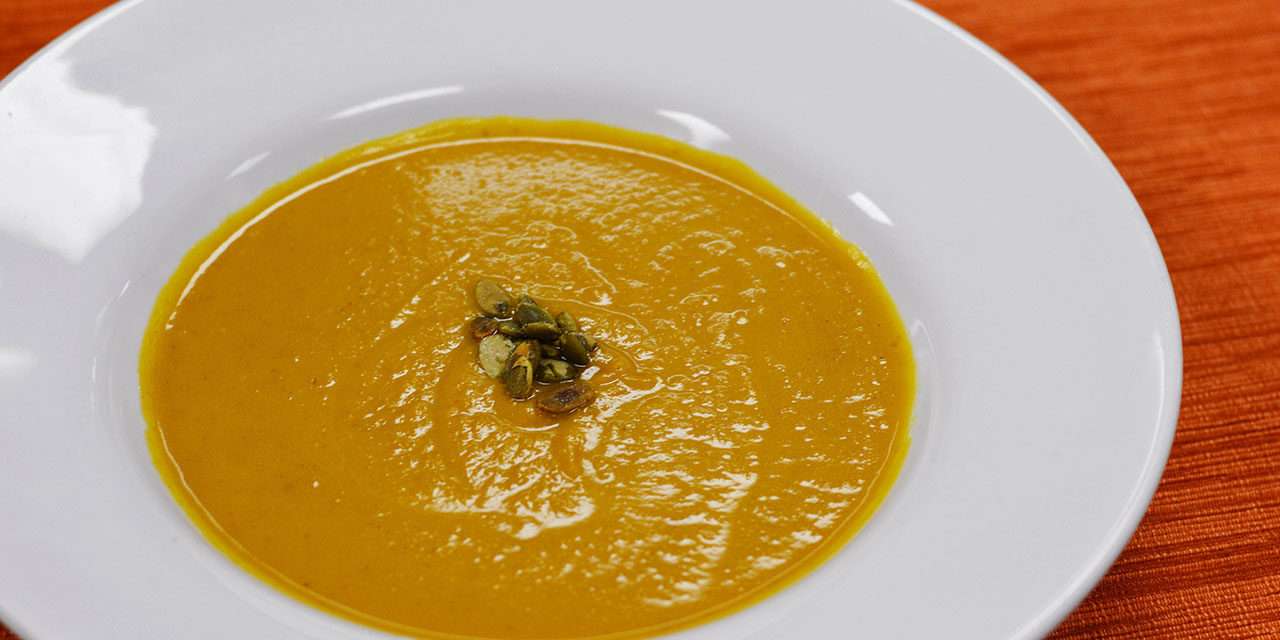 Pumpkin Soup from Sunshine Seasons at Epcot