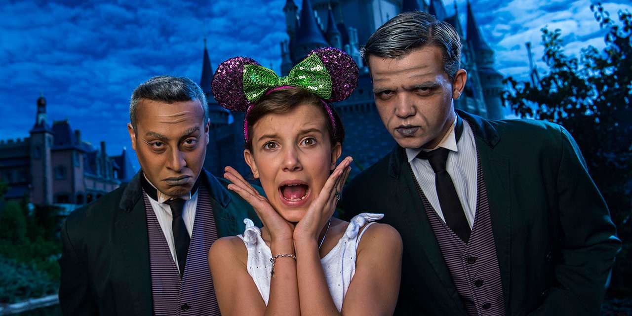 ‘Stranger Things’ Millie Bobby Brown Visits Magic Kingdom Park