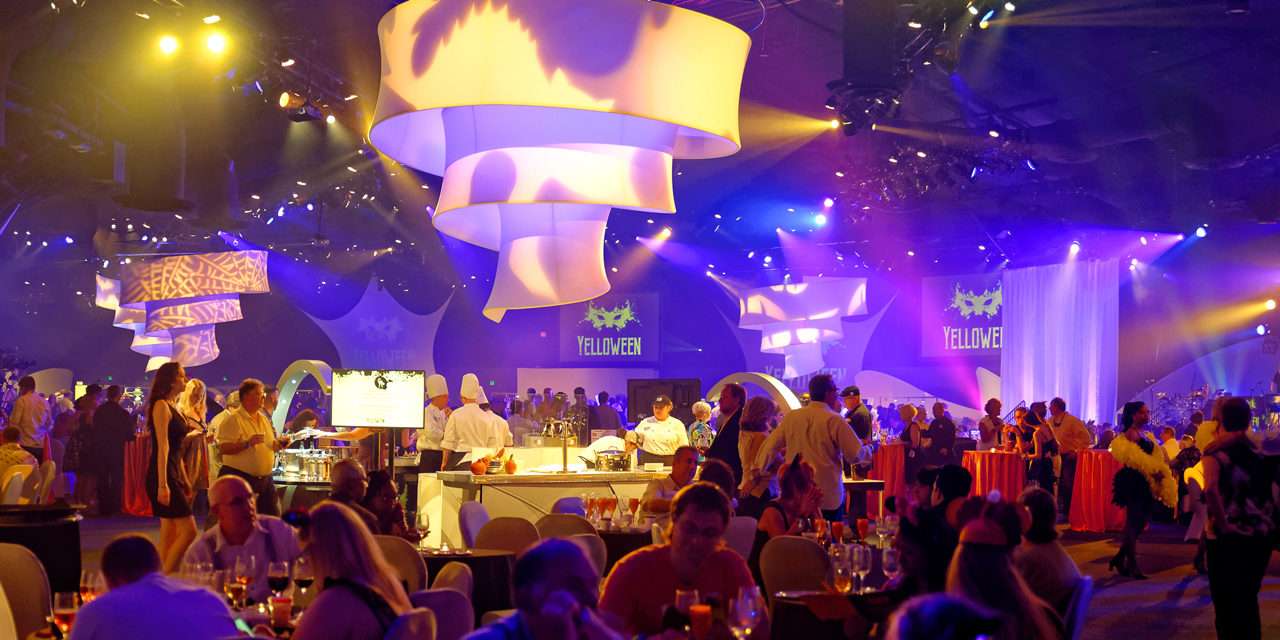 Don Your Halloween Chic for the Yelloween Masquerade Party for the Senses at the Epcot International Food & Wine Festival