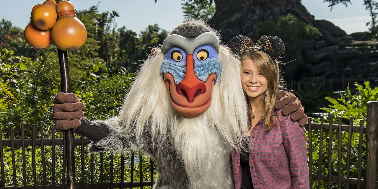 Wildlife Warrior Bindi Irwin visits Disney’s Animal Kingdom