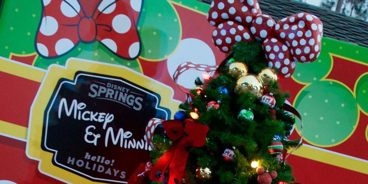 Disney Springs Christmas Tree Trail is Now Open!