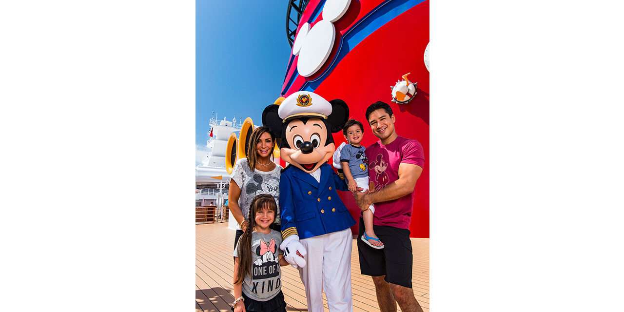 Mario Lopez and Family Explore Disney Cruise Line