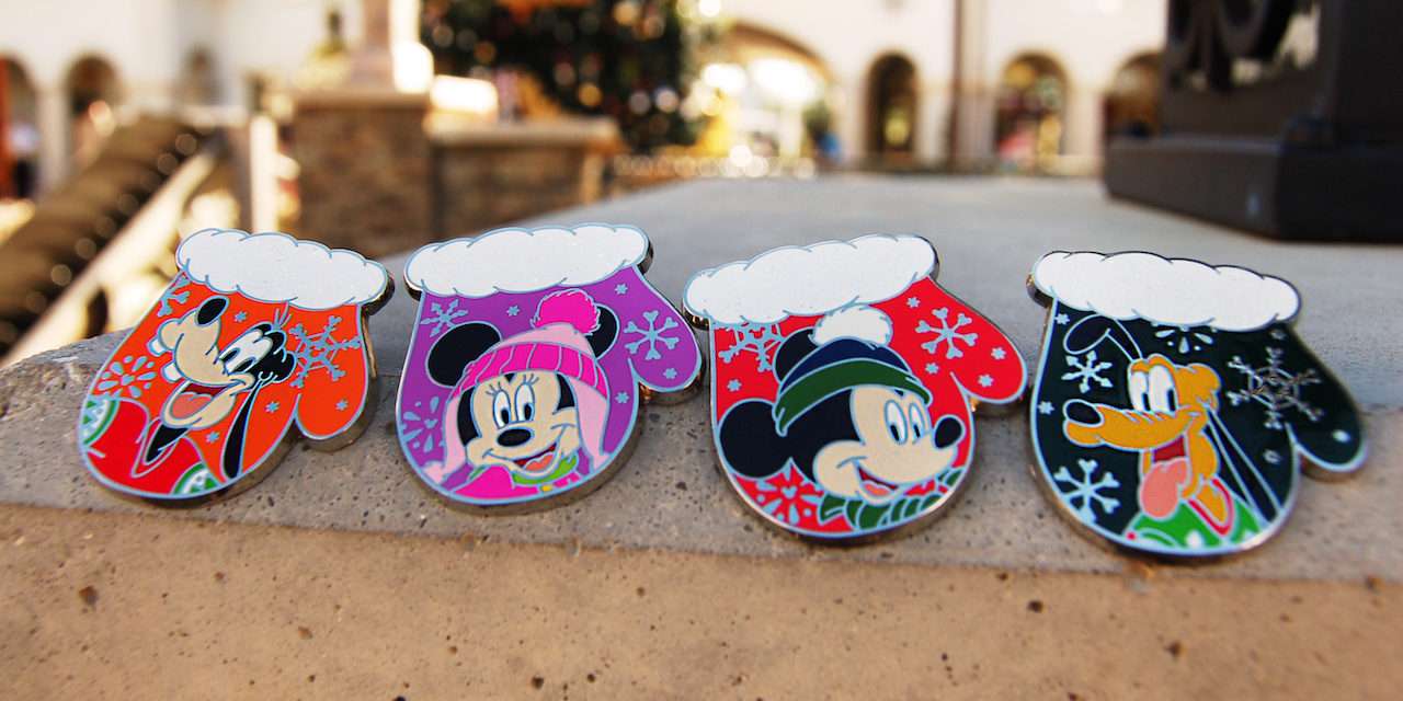 Bundle Up with New Disney Trading Pins with the Purchase of a Holiday Pin Series Disney Gift Card