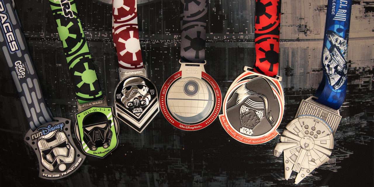 runDisney Star Wars Half Marathon – The Dark Side Medals