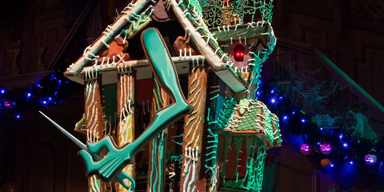 Behind the Scenes: Gingerbread House Moves into Haunted Mansion Holiday at Disneyland Park