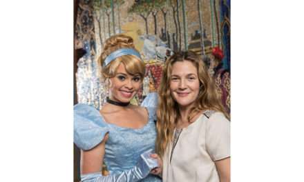 Drew Barrymore Has A Fairytale Visit at Magic Kingdom Park