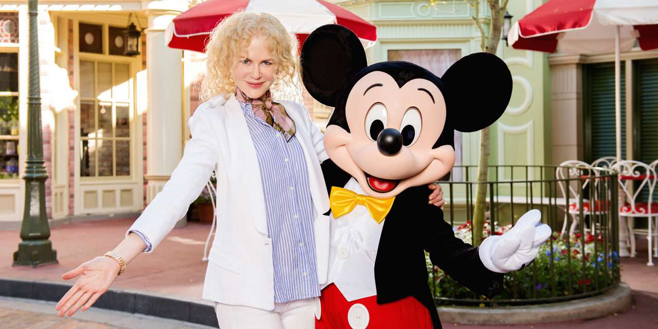 Actress Nicole Kidman Meets Mickey Mouse at Walt Disney World Resort