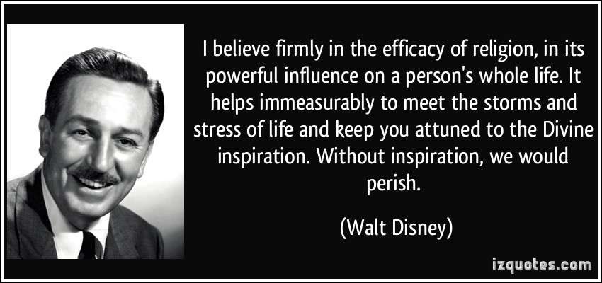 Walt Disney and Religion