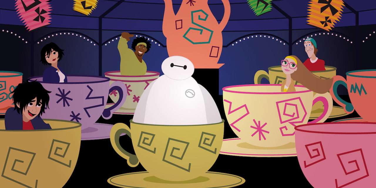‘Big Hero 6’ Pals Take A Spin On Mad Tea Party