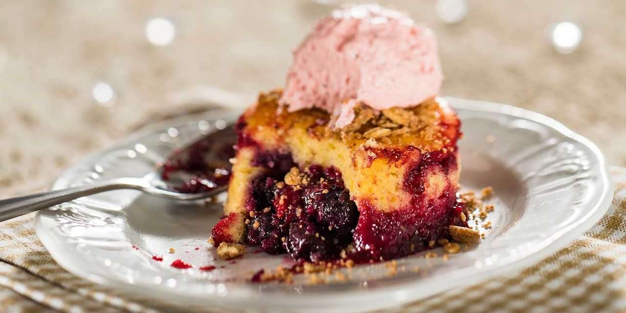 Berry Buckle Recipe from the All-New Berry Basket Outdoor Kitchen at Epcot International Flower & Garden Festival